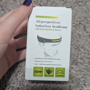 USB Rechargeable Induction Headlamp